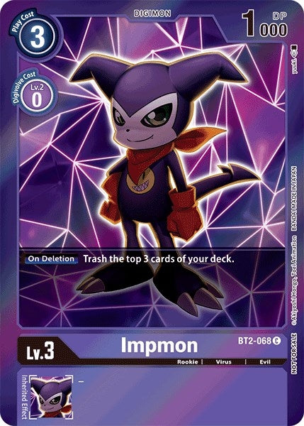 Image for Impmon (Event Pack 2) (BT2-068 C) (BT01-03A) - Digimon Card Game