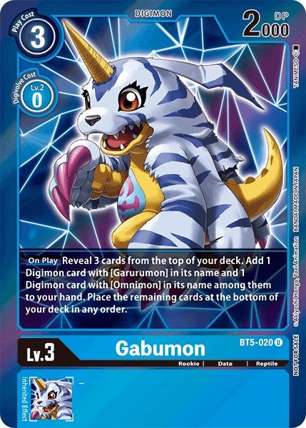 Image for Gabumon (Event Pack 2) (BT5-020 U) (BT05) - Digimon Card Game