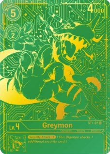 Image for Greymon - ST1-07 (2021 Championship Finals Top 16) (ST1-07 U) (ST-1) - Digimon Card Game