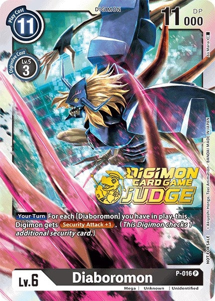 Image for Diaboromon - P-016 (Judge Pack 1) (P-016 P) (D-PR) - Digimon Card Game