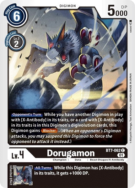 Image for Dorugamon (BT7-062 C) (BT07) - Digimon Card Game