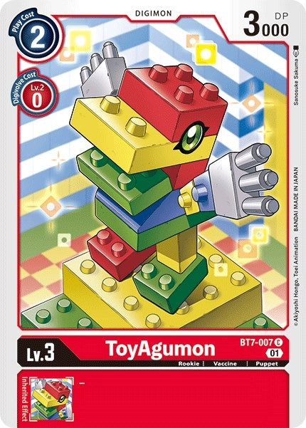 Image for ToyAgumon (BT7-007 C) (BT07) - Digimon Card Game