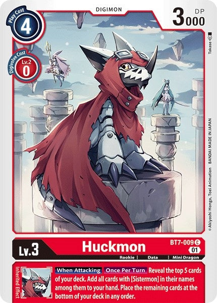 Image for Huckmon (BT7-009 C) (BT07) - Digimon Card Game