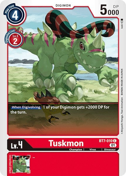 Image for Tuskmon (BT7-010 C) (BT07) - Digimon Card Game