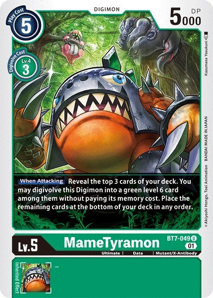Image for MameTyramon (BT7-049 U) (BT07) - Digimon Card Game