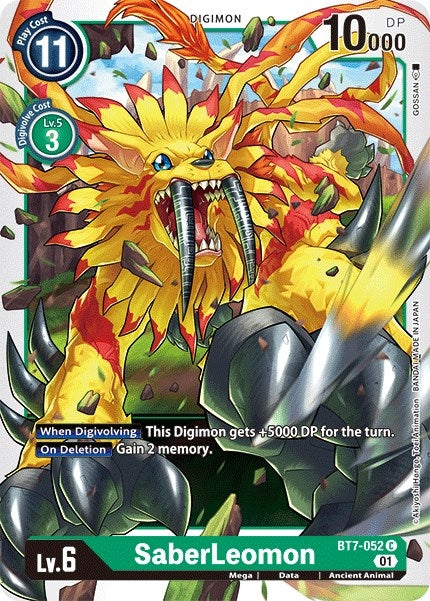 Image for SaberLeomon (BT7-052 C) (BT07) - Digimon Card Game