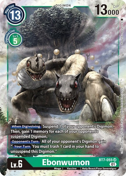 Image for Ebonwumon (BT7-055 SR) (BT07) - Digimon Card Game