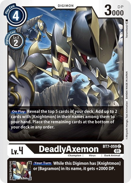 Image for DeadlyAxemon (BT7-059 C) (BT07) - Digimon Card Game