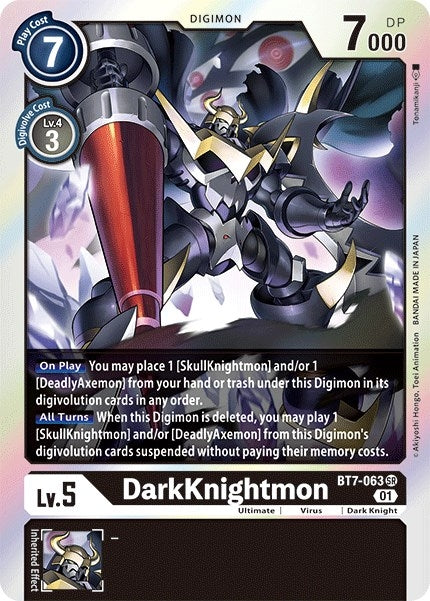 Image for DarkKnightmon (BT7-063 SR) (BT07) - Digimon Card Game