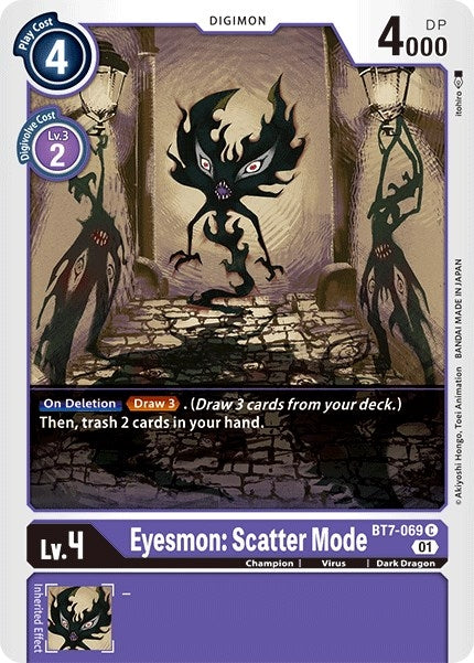 Image for Eyesmon: Scatter Mode (BT7-069 C) (BT07) - Digimon Card Game