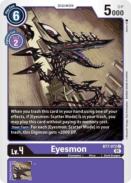 Image for Eyesmon (BT7-072 C) (BT07) - Digimon Card Game