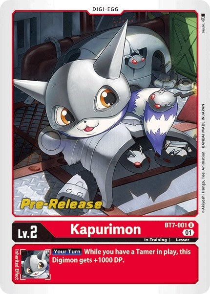 Image for Kapurimon (BT7-001 U) (BT07_PR) - Digimon Card Game