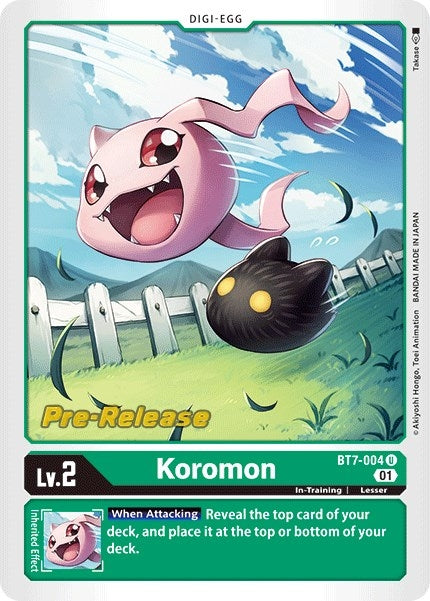 Image for Koromon (BT7-004 U) (BT07_PR) - Digimon Card Game