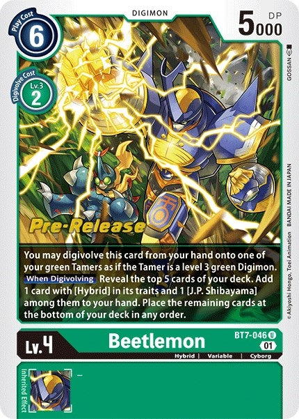 Image for Beetlemon (BT7-046 U) (BT07_PR) - Digimon Card Game