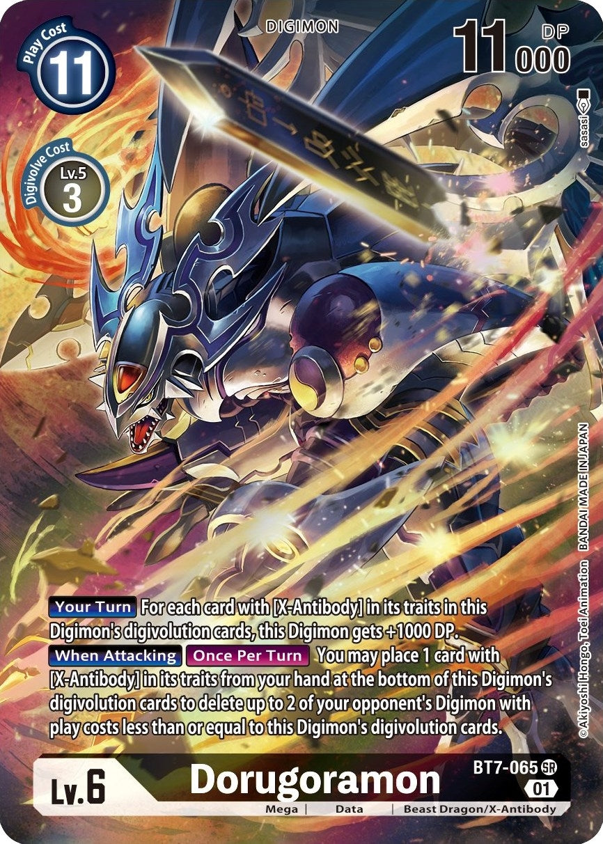 Image for Dorugoramon (Alternate Art) (BT7-065 SR) (BT07) - Digimon Card Game