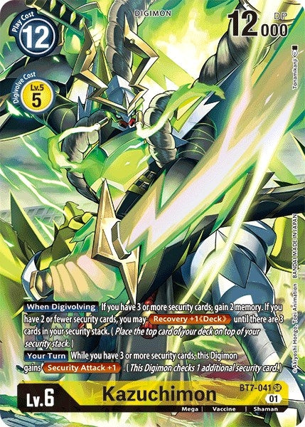 Image for Kazuchimon (Alternate Art) (BT7-041 SR) (BT07) - Digimon Card Game