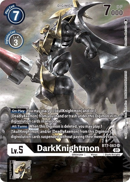 Image for DarkKnightmon (Alternate Art) (BT7-063 SR) (BT07) - Digimon Card Game