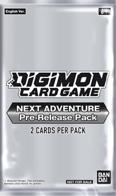 Image for Next Adventure Pre-Release Pack - Digimon Card Game