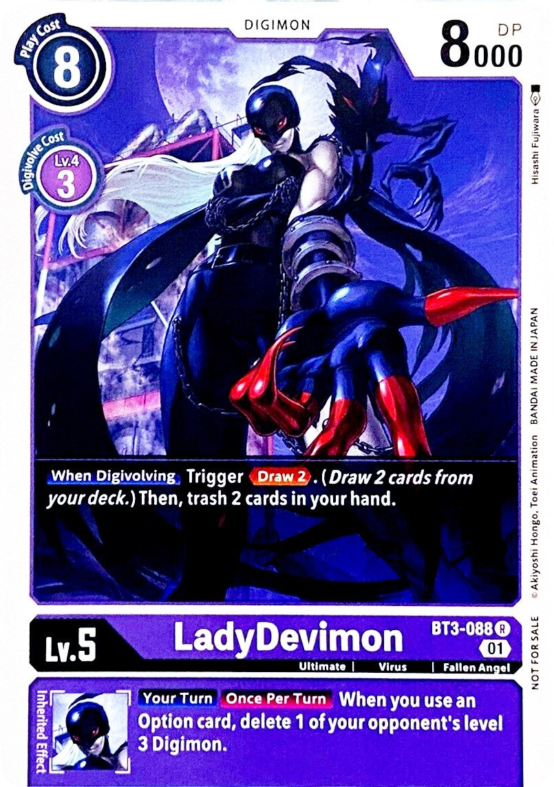 Image for LadyDevimon - BT3-088 (Official Tournament Pack Vol.4) (BT3-088 R) (BT01-03A) - Digimon Card Game