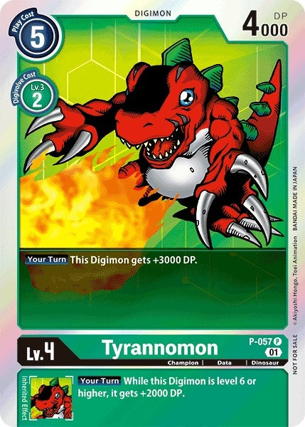 Image for Tyrannomon (Official Tournament Pack Vol.4) (P-057 P) (D-PR) - Digimon Card Game