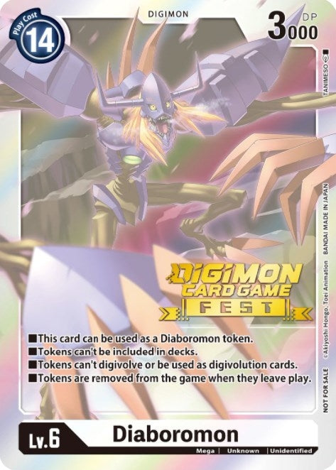 Image for Diaboromon Token (Digimon Card Game Fest 2022) (D-PR) - Digimon Card Game