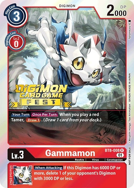 Image for Gammamon (Digimon Card Game Fest 2022) (BT8-008 R) (BT11) - Digimon Card Game