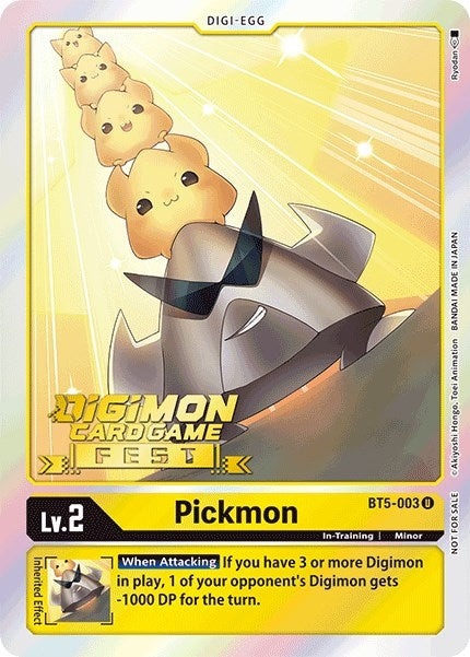 Image for Pickmon (Digimon Card Game Fest 2022) (BT5-003 U) (BT05) - Digimon Card Game