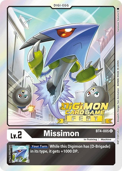 Image for Missimon (Digimon Card Game Fest 2022) (BT4-005 U) (BT04) - Digimon Card Game