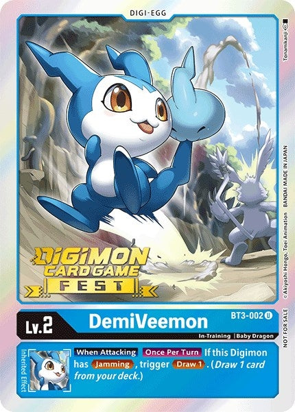 Image for DemiVeemon - BT3-002 (Digimon Card Game Fest 2022) (BT3-002 U) (BT01-03A) - Digimon Card Game