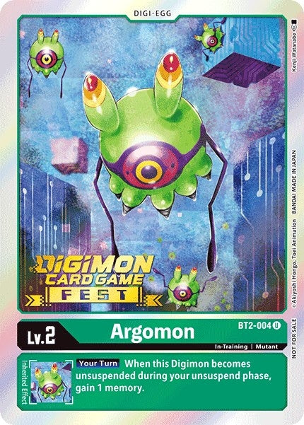 Image for Argomon - BT2-004 (Digimon Card Game Fest 2022) (BT2-004 U) (BT01-03A) - Digimon Card Game