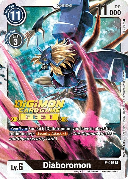 Image for Diaboromon - P-016 (Digimon Card Game Fest 2022) (P-016 P) (D-PR) - Digimon Card Game