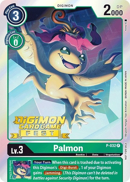 Image for Palmon - P-032 (Digimon Card Game Fest 2022) (P-032 P) (D-PR) - Digimon Card Game