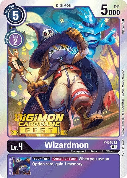 Image for Wizardmon (Digimon Card Game Fest 2022) (P-046 P) (D-PR) - Digimon Card Game