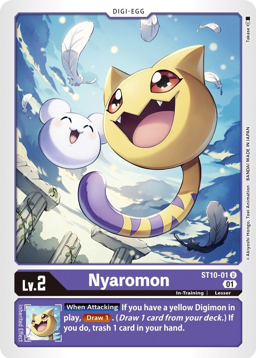 Image for Nyaromon (ST10-01) (ST-10) - Digimon Card Game