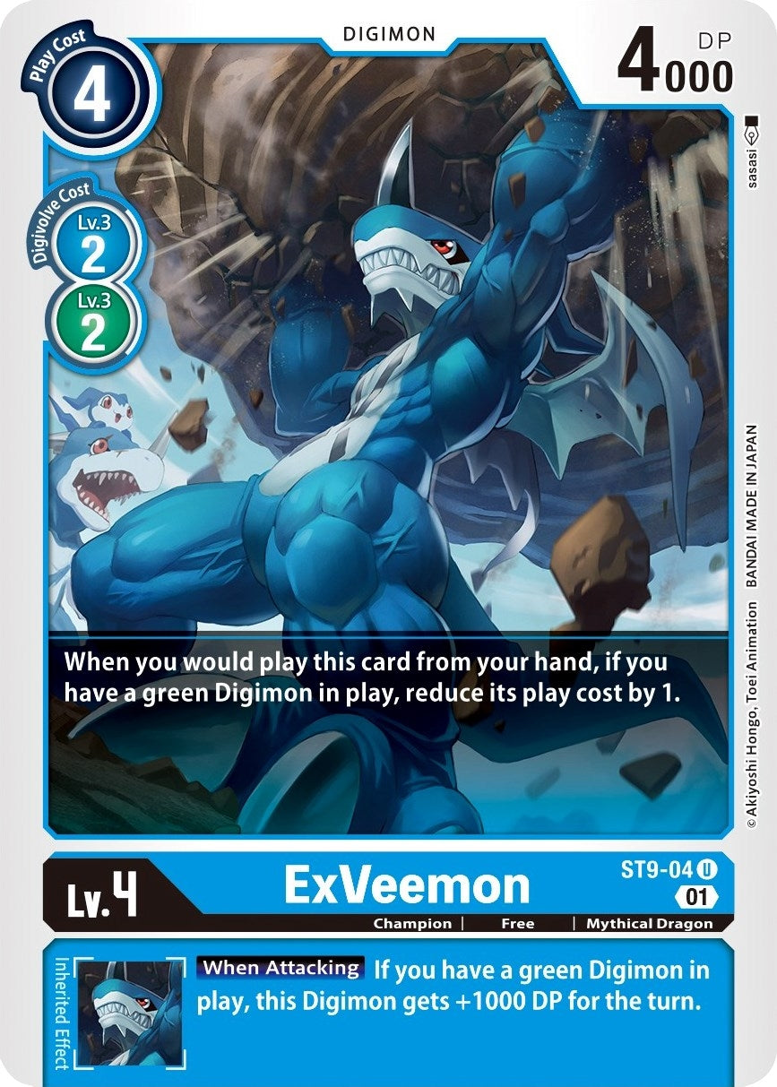 Image for ExVeemon (ST9-04 U) (ST-9) - Digimon Card Game