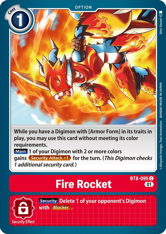 Image for Fire Rocket (BT8-095 C) (BT08) - Digimon Card Game