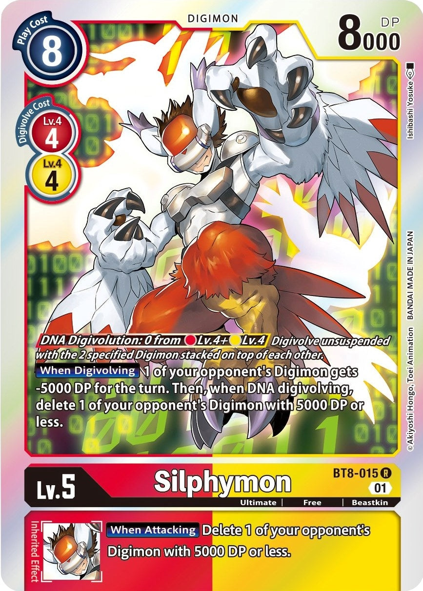 Image for Silphymon (BT8-015 R) (BT08) - Digimon Card Game