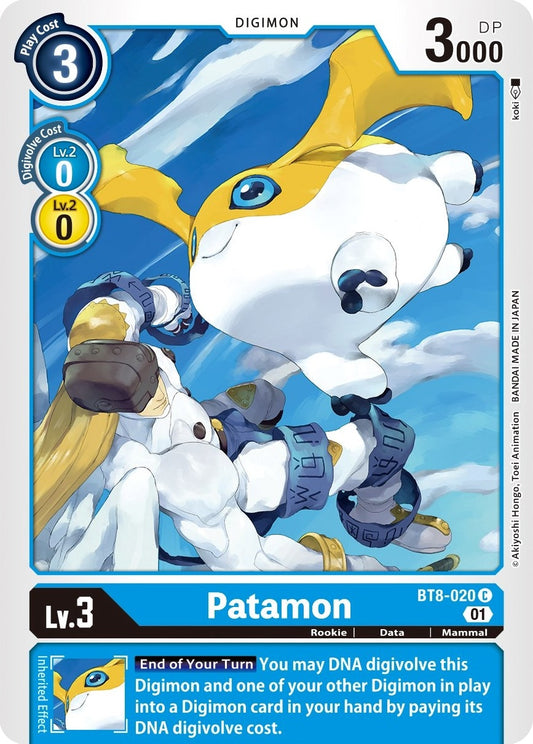 Image for Patamon (BT8-020 C) (BT08) - Digimon Card Game