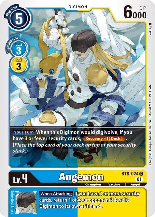 Image for Angemon (BT8-024 C) (BT08) - Digimon Card Game