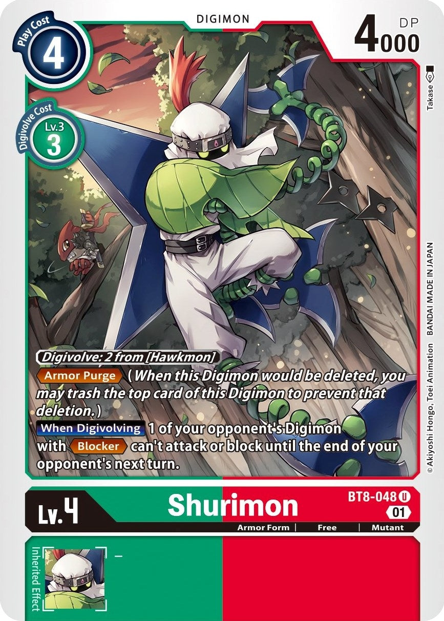 Image for Shurimon (BT8-048 U) (BT08) - Digimon Card Game