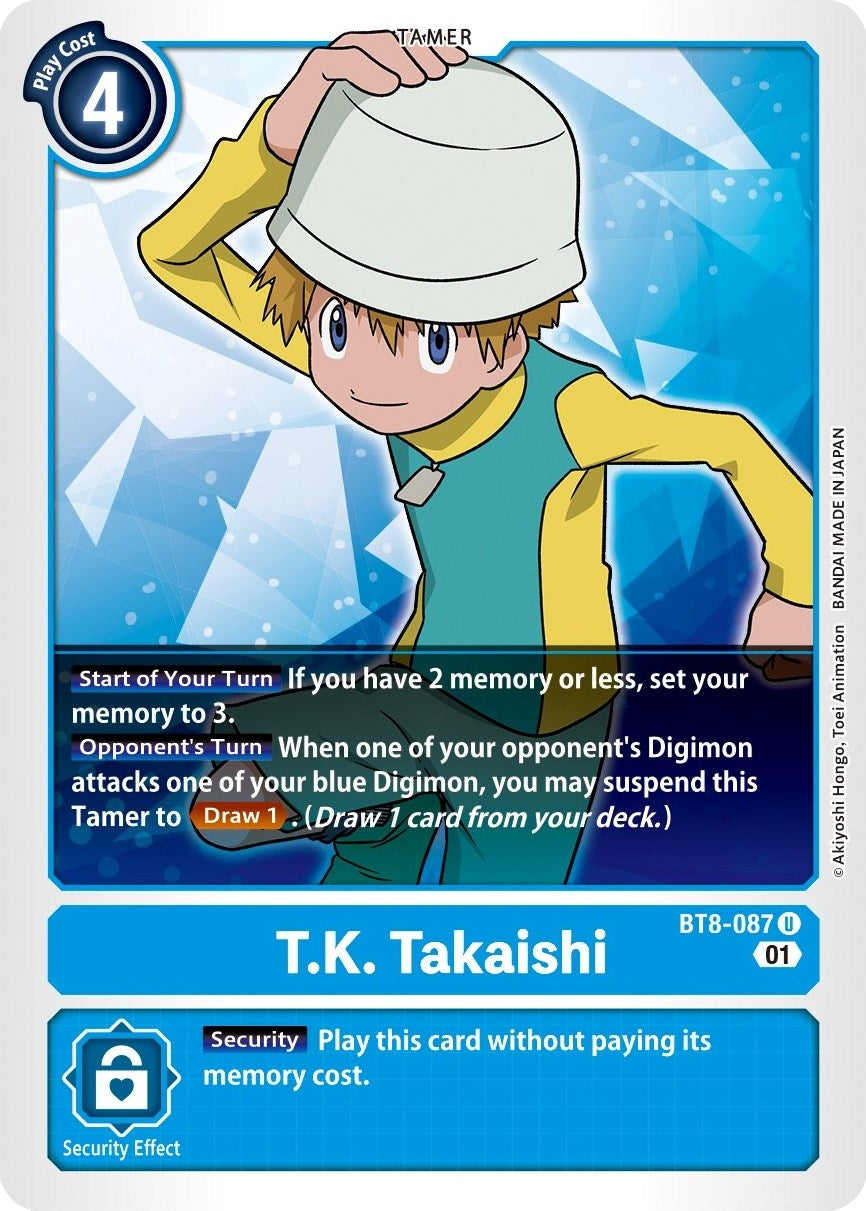 Image for T.K. Takaishi (BT8-087 U) (BT08) - Digimon Card Game