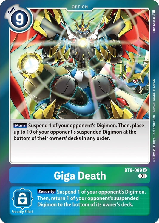 Image for Giga Death (BT8-099 R) (BT08) - Digimon Card Game
