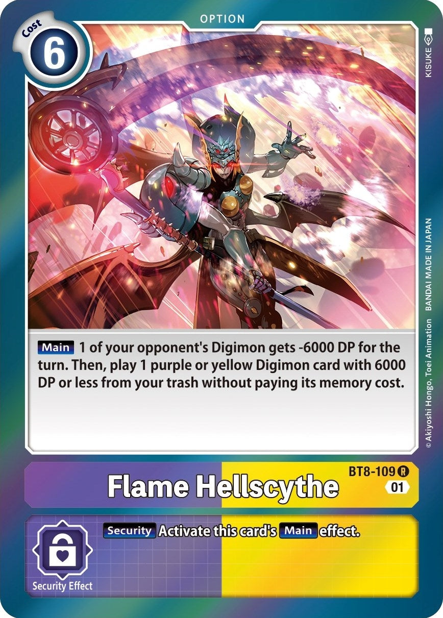 Image for Flame Hellscythe (BT8-109 R) (BT08) - Digimon Card Game