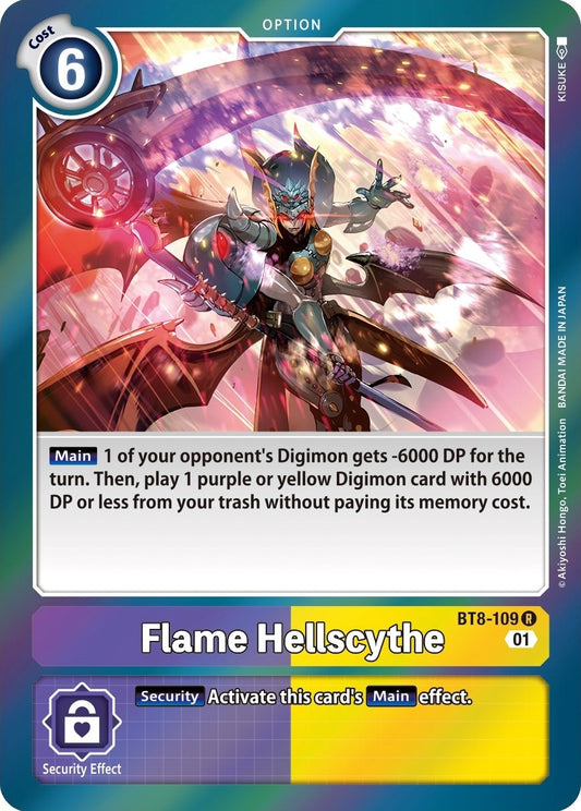 Image for Flame Hellscythe (BT8-109 R) (BT08) - Digimon Card Game
