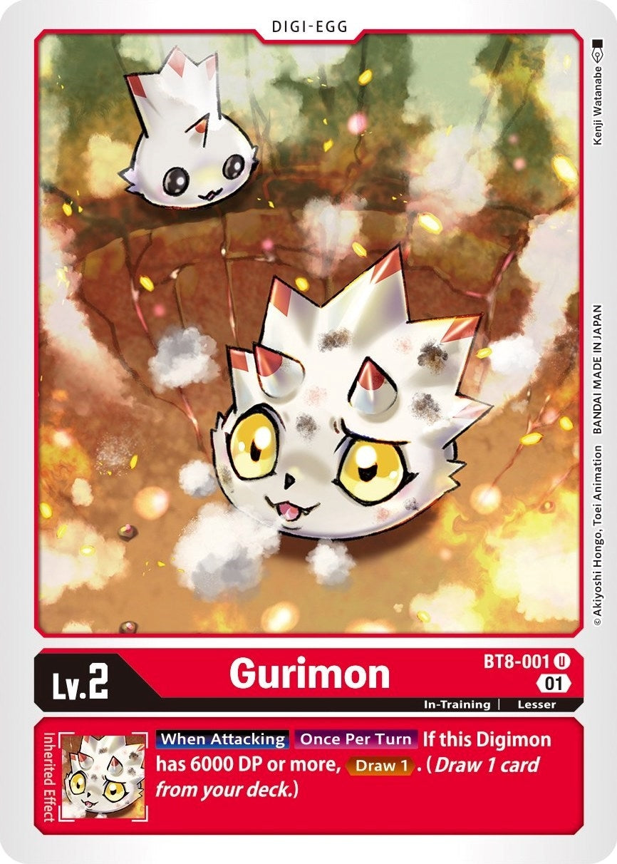 Image for Gurimon (BT8-001 U) (BT08) - Digimon Card Game