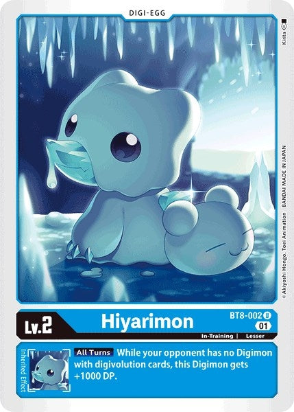 Image for Hiyarimon (BT8-002 U) (BT08) - Digimon Card Game
