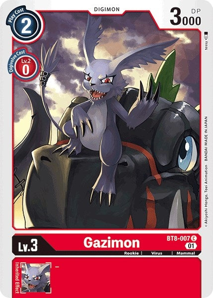 Image for Gazimon (BT8-007 C) (BT08) - Digimon Card Game