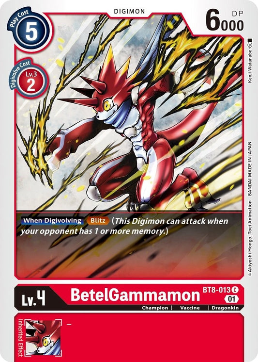 Image for BetelGammamon (BT8-013 C) (BT08) - Digimon Card Game