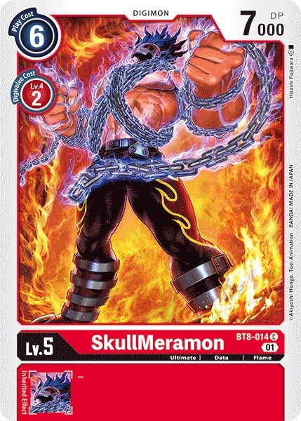 Image for SkullMeramon (BT8-014 C) (BT08) - Digimon Card Game