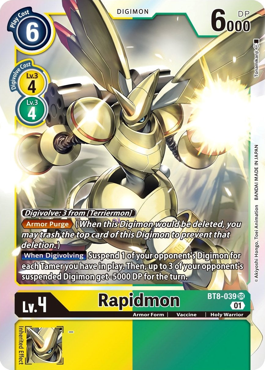Image for Rapidmon (BT8-039 SR) (BT08) - Digimon Card Game